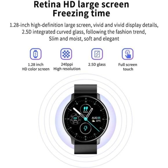 Smart Watch, Fitness Tracker Watches for Men Women, IP67 Waterproof HD Touch - Picture 5 of 6